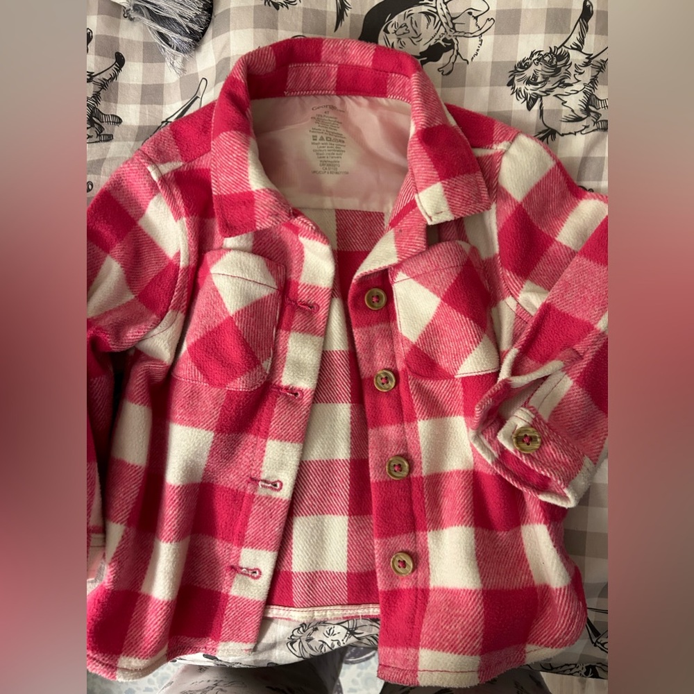 Toddler girls Shacket sweater jacket 4T near mint
